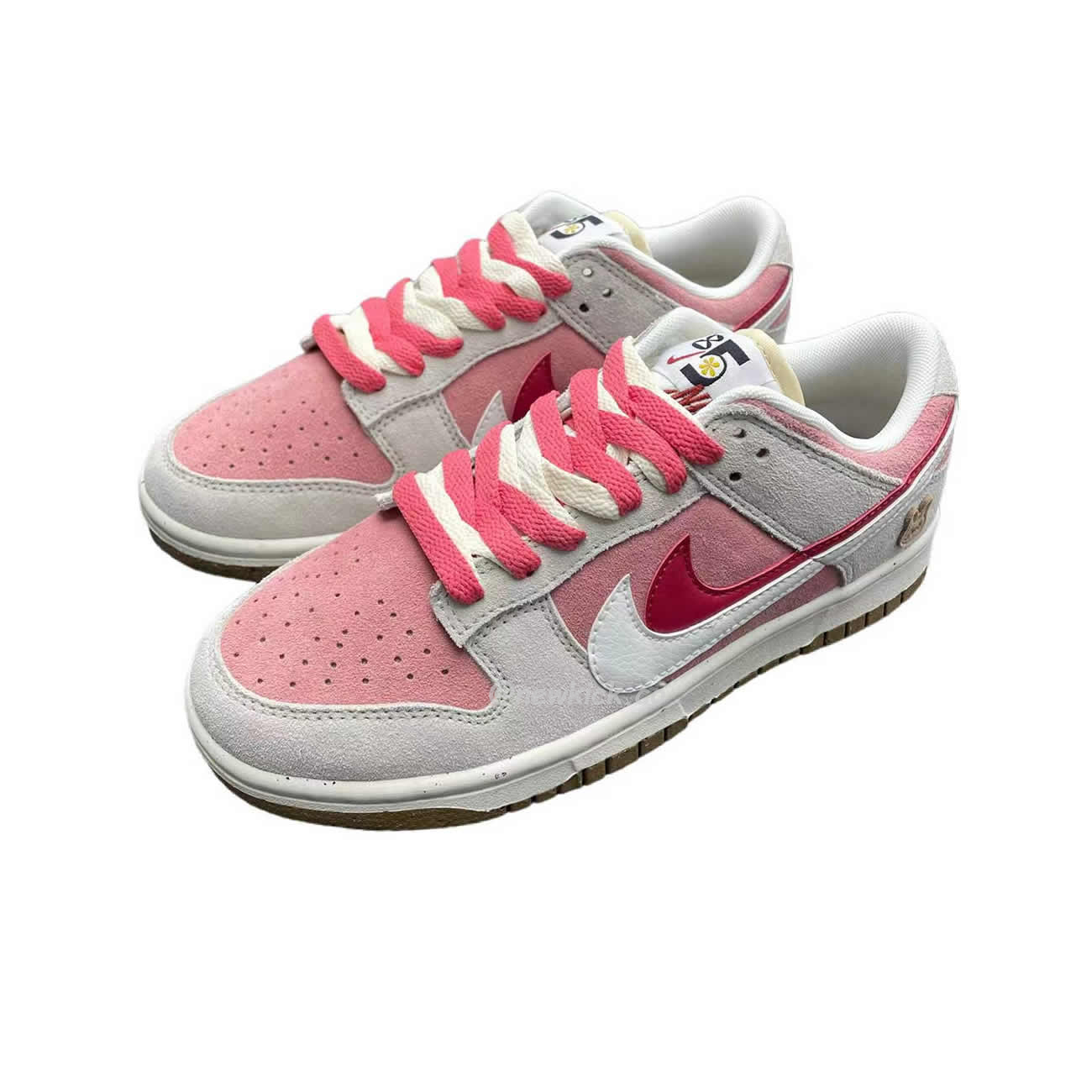 Nike Sb Dunk Low Se 85 Double Swoosh Grey Pink Rabbit Do9457 117 (2) - newkick.cc